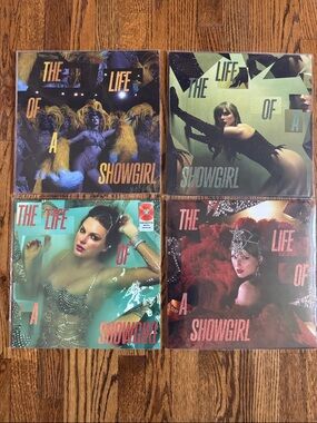 The Life of a Showgirl Vinyl Set - Four Covers